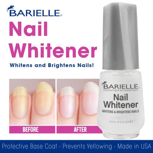 Barielle Nail Whitener For Yellow Nails Or Dull Nails .47 Ounce - Whitening For Nails Treats Yellow Nails