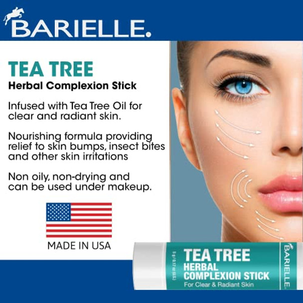 Barielle Tea Tree Complexion Stick - Herbal Complexion For Clear & Radiant Skin Facial Treatment Stick Travel Size