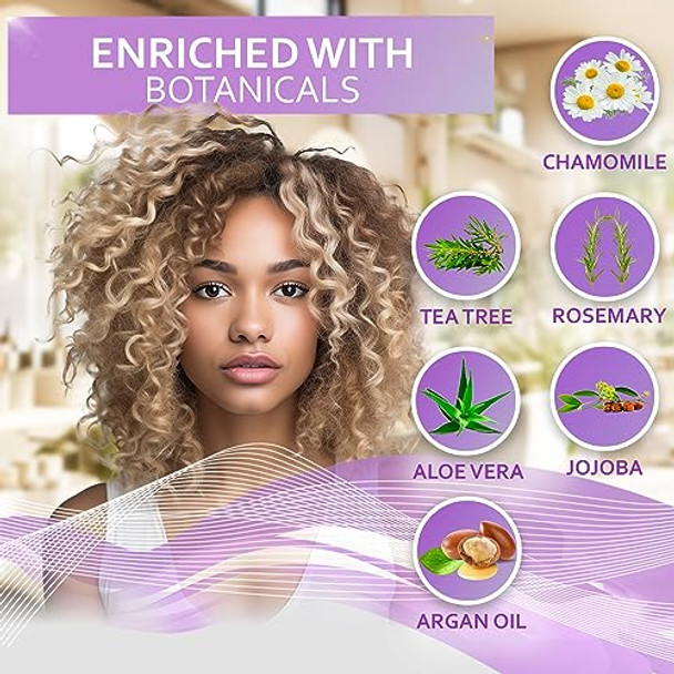 Bellisso Purple Hair Mask - Deep Conditioner And Toner For Blonde Brassy Hair - Hydrating Repair And After Bleach Treatment For Damaged And Dry Hair - Moisture Conditioning For Bleached Women And Men