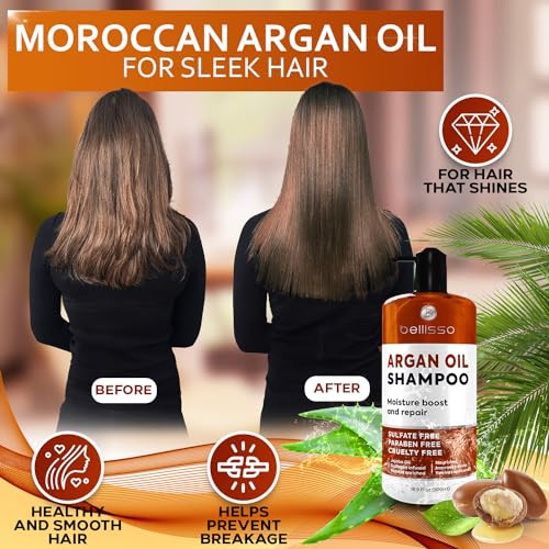 Bellisso Argan Oil Shampoo And Argan Oil Conditioner