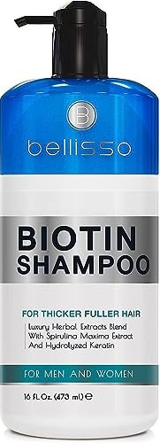 Bellisso Biotin Shampoo For Thicker Stronger Hair And Biotin Conditioner