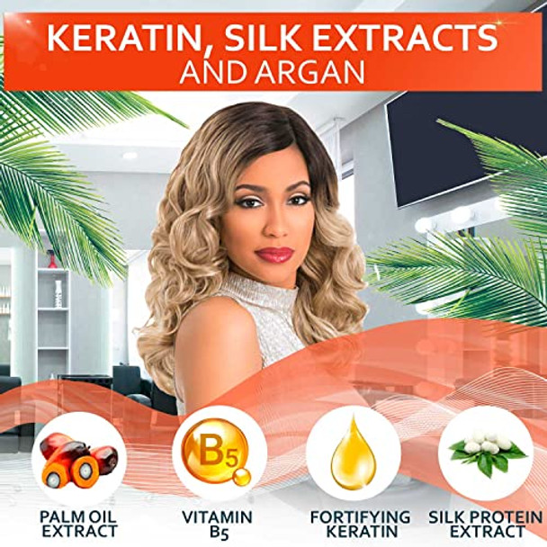 Bellisso Keratin Enriched Shampoo And Keratin Hair Serum