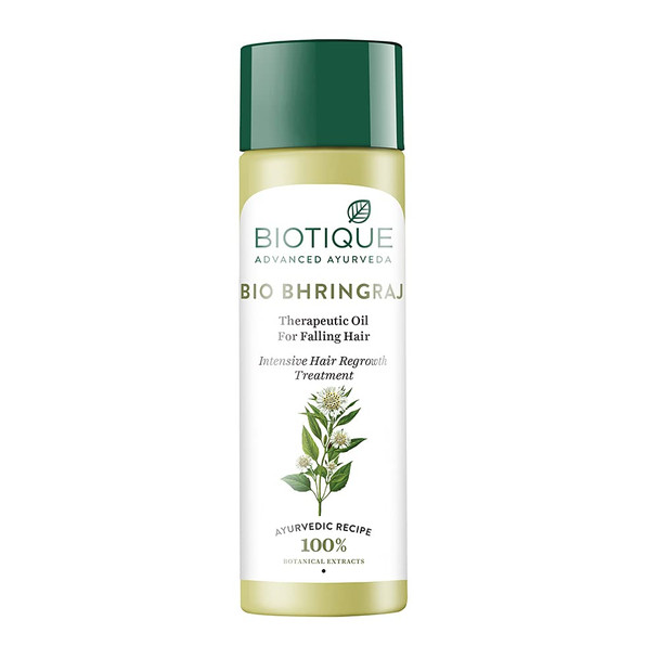 Biotique Botanicals Bhringraj Hair Growth Therapeutic Oil 4.06-Fluid Ounce