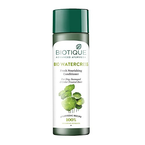 Biotique Bio Watercress Fresh Nourishing Conditioner For Dry Damaged Color Treated And Perm 120 Ml