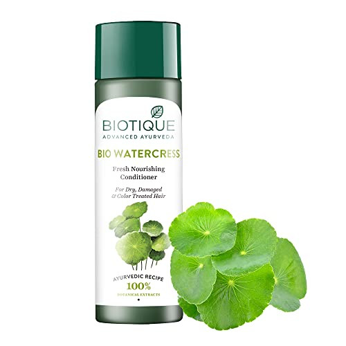 Biotique Bio Watercress Fresh Nourishing Conditioner For Dry Damaged Color Treated And Perm 120 Ml