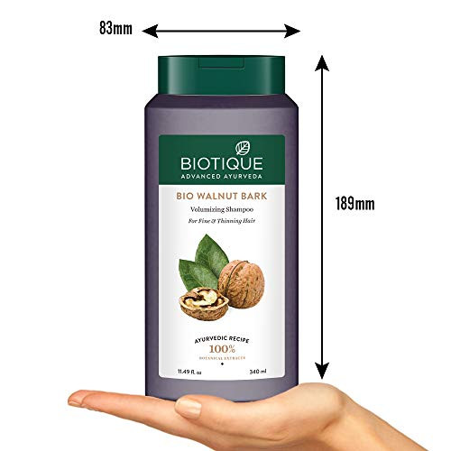 Biotique Bio Walnut Bark Volumizing Shampoo For Fine & Thinning Hair 340 Ml
