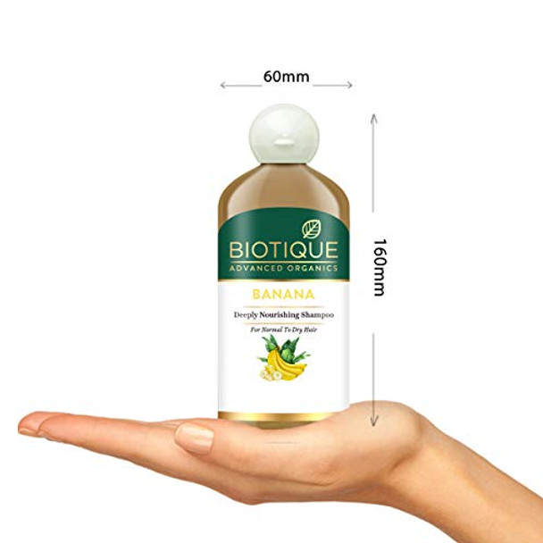 Biotique Banana Deeply Nourishing Hair Shampoo For Normal To Dry Hair 300Ml