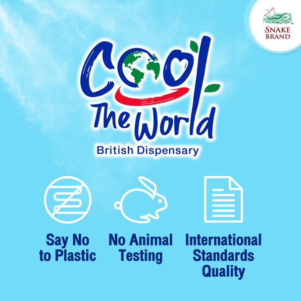 Snake Brand Prickly Heat Cooling Powder for Everyday Use - Anti-Chafing Heat Rash Relief Ocean Fresh Kelp Scent (9.9 Oz / 280g)