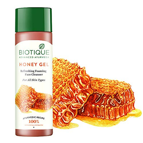 Biotique Bio Honey Gel Refreshing Foaming Face Cleanser 120 Ml/4.05Fl.Oz.