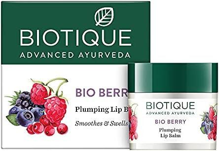 Biotique Bio Berry Plumping Lip Balm 12 Gm I Soothes & Swell Lips I Unscented Lip Repair Lip Balm For Dry Cracked Lips I For Men Women And Children. Great For s