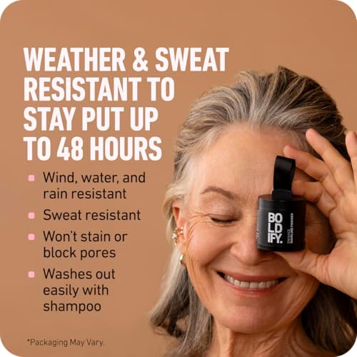 Boldify Build & Conceal Bundle (Medium Brown): Undetectable Hair Thickener With Hairline Powder - Instant Root Touchup For Fine Hair For Men & Women