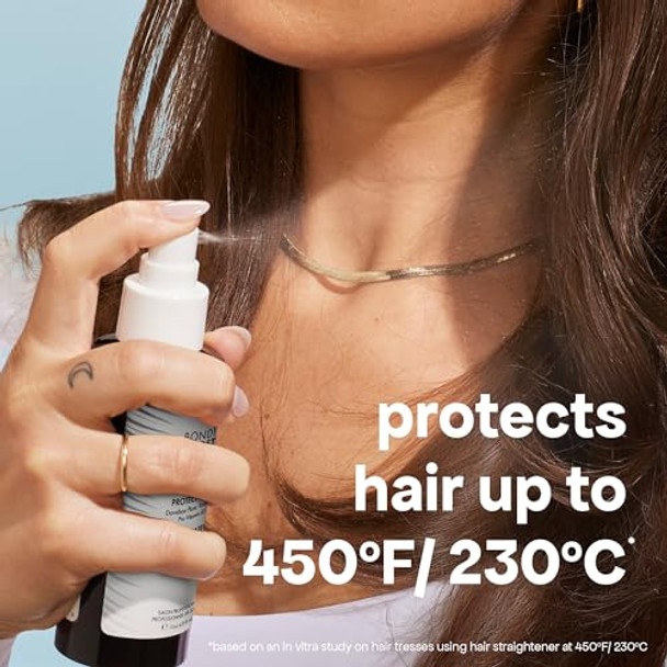 Bondiboost Heat Protectant Spray [4.23 Fl Oz] Heat Protection Spray For Hair Styling + Lightweight Mist To Prevent Heat Damage For Hair & Improve Split Ends Sulfate/Paraben  For Women & Men