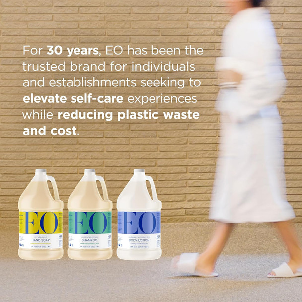 Eo Body Lotion Refill 1 Gallon French Lavender Organic Plant-Based Botanical Extracts Vitamin E With Pure Essential Oils