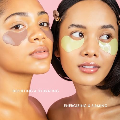 Esw Beauty Under Eye Patches Variety Set (10-Pack) – Soothing & Nourishing – Includes Strawberry Matcha & Iced Chai Latte – For Hydrating Dark Circles Under Eyes