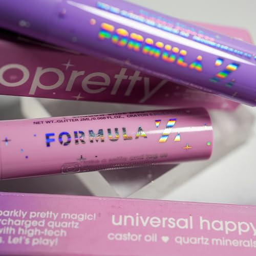 Formula Z Iamsopretty Eye Shadow Stick - Dual-Ended Glitter Eyeshadow Crayon And Liquid - Vitamin E Castor And Avocado Oil - Pretty Magic - 0.7 Oz