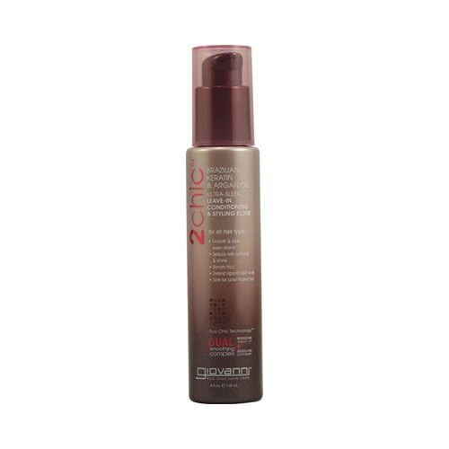 Giovanni 2Chic Ultra-Sleek Leave-In Conditioning & Styling Elixir 4 Fl Oz Liquid