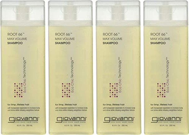 Giovanni Root 66 Max Volume Shampoo - For Fine Lifeless Hair Rich In Nutrients Volumizing Shampoo Infused With Natural Botanical Ingredients Helps Strengthen Hair Color Safe - 8.5 Oz