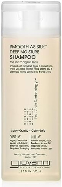 Giovanni Eco Chic Smooth As Silk Deep Moisture Shampoo 8.5 Ounce