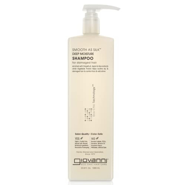 Giovanni Smooth As Silk Deep Moisture Shampoo 33.8 Fluid Ounce Giovanni Smooth As Silk Deep Moisture Shampoo 33.8 Fluid Ounce