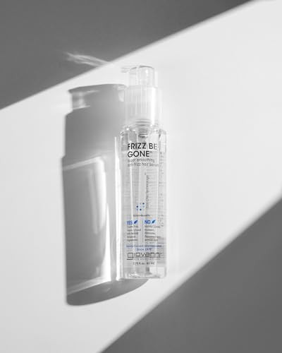 Giovanni Eco Chic Frizz Be Gone 2.75 Oz. Super Smoothing Anti Frizz Hair Serum Adds Shine Seals In Color Wash & Go Infused With Conditioners No Parabens Color Safe (Pack Of 3)