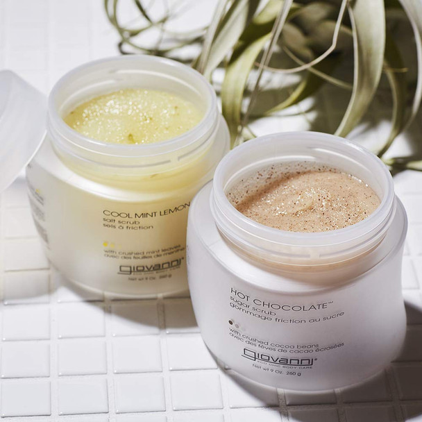 Giovanni Cool Mint Lemonade Salt Scrub - Salt Based Body Scrub Gentle Body Exfoliant With Crushed Mint Leaves Essential Oils Aloe Invigorating & Energizing Mint & Lemon Body Scrub - 9 Oz (2 Pack) Giovanni Cool Mint Lemonade Salt Scrub - Salt Based Body Scrub Gentle Body Exfoliant With Crushed Mint Leaves Essential Oils Aloe Invigorating & Energizing Mint & Lemon Body Scrub - 9 Oz (2 Pack)