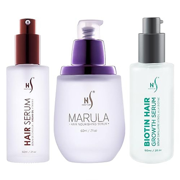 Herstyler Argan Oil Marula Oil And Biotin Hair Serum Set