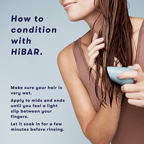 Hibar Bundle - Shampoo & Conditioner Sampler Set + Travel Pouch - Maintain Moisturize & Volumize Bars - Salon-Quality Ingredients - Plastic Soap Paraben & Sulfate- - Color Safe - 6 Mini Bars