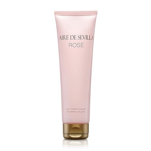 Instituto Español Aire de Sevilla Rose  Set for Women – Travel Size Eau de Toilette Body Gel & Body Lotion (100 ml / 3.4 fl oz Each)