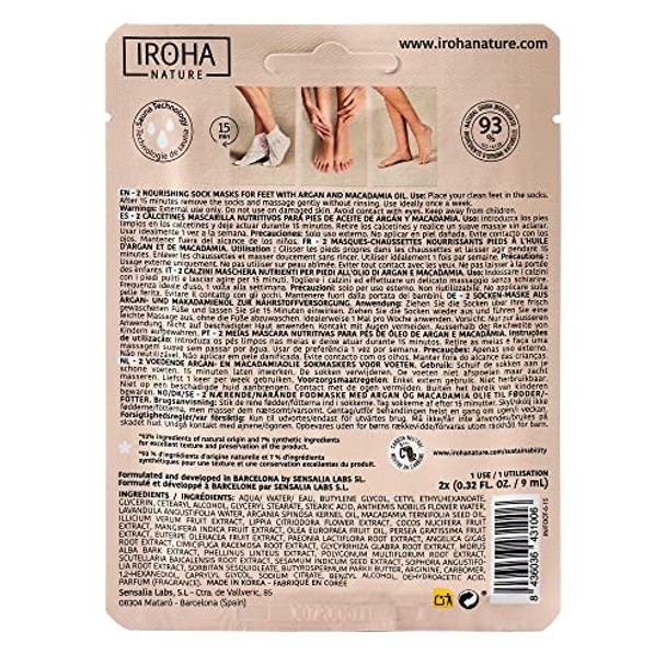 Iroha Nature - Nourishing Mask Socks With Argan Oil Iroha Nature - Nourishing Mask Socks With Argan Oil