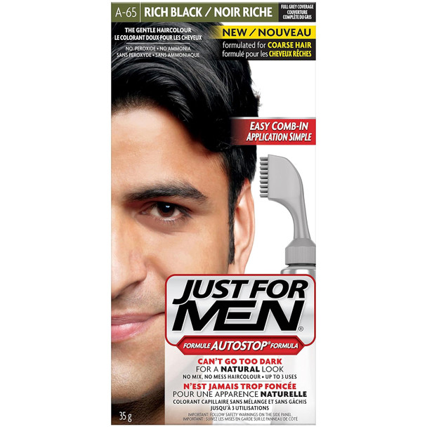 Just For Men Autostop Gray Hair Coloring For Men With Comb Applicator