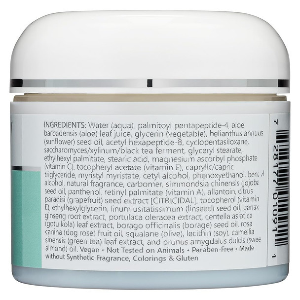 Nutribiotic – Peptide Face Creme With Gse 2 Oz  Ultra-Hydrating  Collagen Synthesis Support  With Botanical Extracts & Oils & Vitamin E  Natural Fragrance & Paraben
