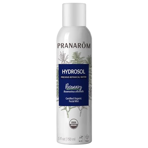 Pranarom - Rosemary Water Hydrosol 150Ml - Applying Toner After Cleansing - For Blemish-Prone Skin - Gently Purifies And Tightens Pores - Ultra-Fine Mist 100% Organic