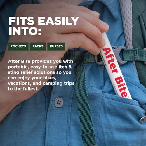 After Bite Advanced Formula - Itch Relief With Sodium Bicarbonate - Ideal For Mosquito & Fire Ant Bites Bees & More - Portable Pen Applicator - 0.5 Oz (4 Pack)