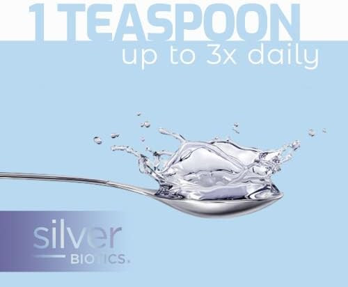 American Biotech Labs Silver Biotics Multivalent Silversol Technology Ag₄O₄ 10 Ppm Immune Support  Bio-Hacking Immune Building Natural Support (16 Fl Oz Glass Bottle)