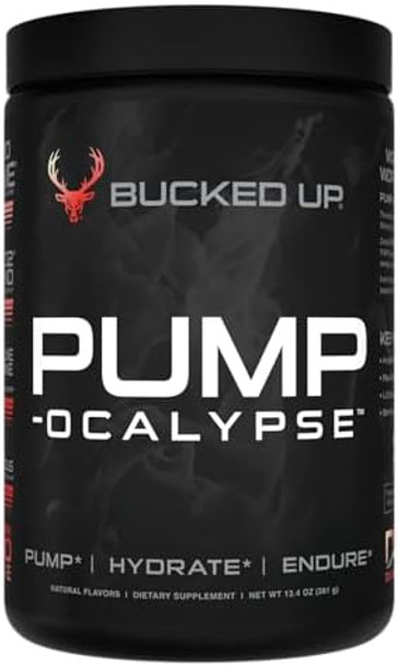 Bucked Up Pump-Ocalypse Raspberry Lemonade  Nitric Oxide And L Arginine Supplement  Citrulline Malate Glycerpump  Ultimate N.O. Booster  Lean Muscle Support  Blood Flow Vascularity Hydration Endurance Bucked Up Pump-Ocalypse Raspberry Lemonade  Nitric Oxide And L Arginine Supplement  Citrulline Malate Glycerpump  Ultimate N.O. Booster  Lean Muscle Support  Blood Flow Vascularity Hydration Endurance