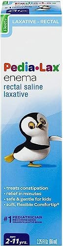 Fleet Pedia-Lax Enema Saline Laxative - 2.25 Oz Pack Of 4