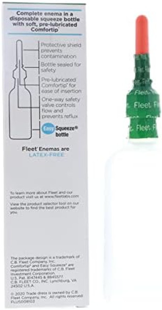 Fleet Choice One Fleet Laxative Saline Enema Extra Volume 7.8Oz