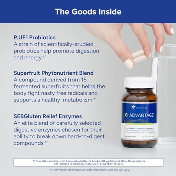 Gundry Md Gi Advantage Gut Supplement With Probiotics Digestive Enzymes And Superfruit Extracts For Strong Metabolism Energy Digestion And Muscle Support - (30 Servings) Gundry Md Gi Advantage Gut Supplement With Probiotics Digestive Enzymes And Superfruit Extracts For Strong Metabolism Energy Digestion And Muscle Support - (30 Servings)