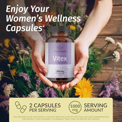 Herbamama Vitex And Sage Kit - Bundle Of 1000 Mg Vitex Chasteberry & 1000 Mg Sage Leaf Capsules - Vegan Non-Gmo Gelatin- - 2 Pack