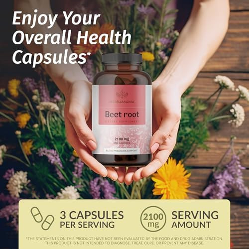 Herbamama Beet Root And Cat'S Claw Kit - Bundle Of 2100Mg Beet Root & Uric Acid Capsules - Vegan Non-Gmo - 2 Pack