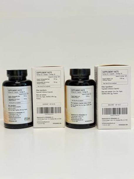 Herbamama Ashwagandha And Mullein Kit - Bundle Of 1500 Mg Ashwagandha Root & 1200 Mg Mullein Leaf Capsules 100 Caps - Vegan Non-Gmo Sugar & Alcohol- - 2 Pack Herbamama Ashwagandha And Mullein Kit - Bundle Of 1500 Mg Ashwagandha Root & 1200 Mg Mullein Leaf Capsules 100 Caps - Vegan Non-Gmo Sugar & Alcohol- - 2 Pack