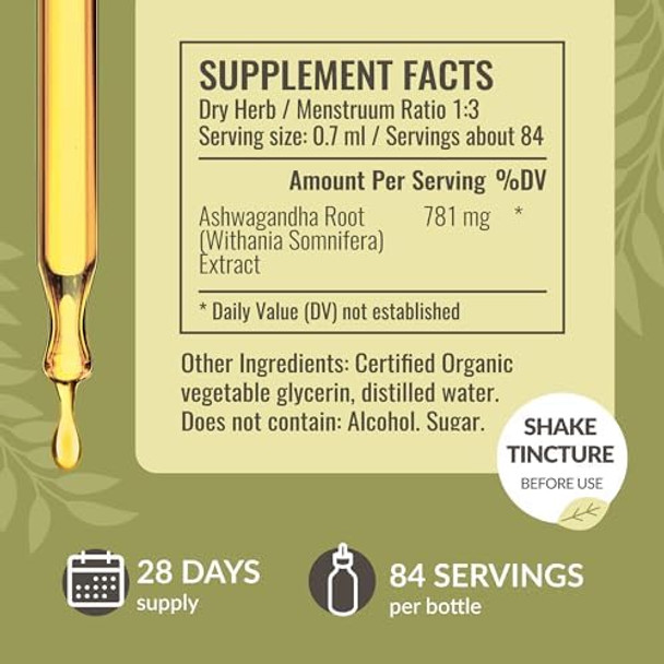 Herbamama Ashwagandha And Rhodiola Rosea Kit - Bundle Of Ashwagandha Liquid Drops 2 Fl Oz & 1000Mg Rhodiola Rosea Capsules - Vegan Non-Gmo Gelatin- - 2 Pack