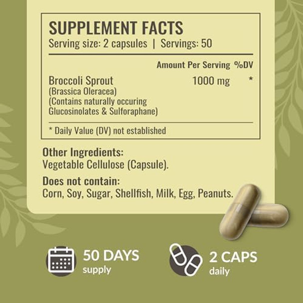 Herbamama Broccoli Sprout And Milk Thistle Kit - Bundle Of 1000 Mg Broccoli Sprout Capsules & Milk Thistle Extract 4 Fl Oz - Vegan Non-Gmo Sugar & Alcohol- - 2 Pack