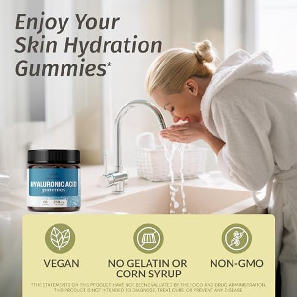 Herbamama Hyaluronic Acid And Magnesium Kit - Bundle Of 250 Mg Hyaluronic Acid & 400 Mg Magnesium Citrate Gummies - Vegan Non-Gmo Gelatin- - 2 Pack