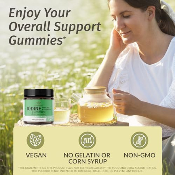 Herbamama Stone Breaker And Iodine Kit - Bundle Of 1200 Mg Stone Breaker Capsules & Potassium Iodine Gummies - Vegan Non-Gmo Gelatin- - 2 Pack