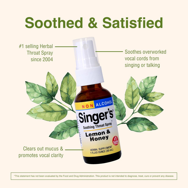 Herbs Etc. Singer'S Saving Grace Extra Strength - Herbal Remedy Spray Aids Throat Comfort & Health - Soothing Hydrating Throat Support - Throat Relief Spray With Licorice - 1 Fl Oz (About 75 Serving)