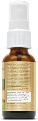 Honey Gardens Bee Propolis Throat Spray  With Apitherapy Raw Honey Licorice Root And Usnea  50 Servings  1 Fl. Oz.