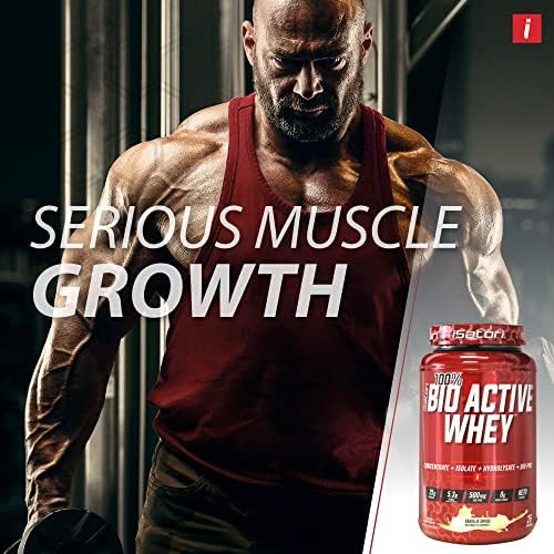 Isatori Bio-Gro Vanilla Ice Cream (60 Servings) & Bio-Active Whey Protein Powder Unflavored (30 Servings)