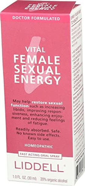 Liddell Homeopathic Vital Female Energy 1 Oz