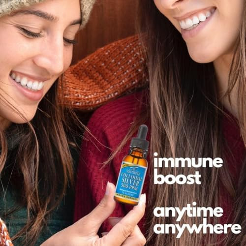Natural Path Silver Wings - Colloidal Silver 500 Ppm - Pure Mineral Supplement - Immune Support For Your Family - Powerful Healing Without A Bad Taste (4Fl Oz/120Ml)